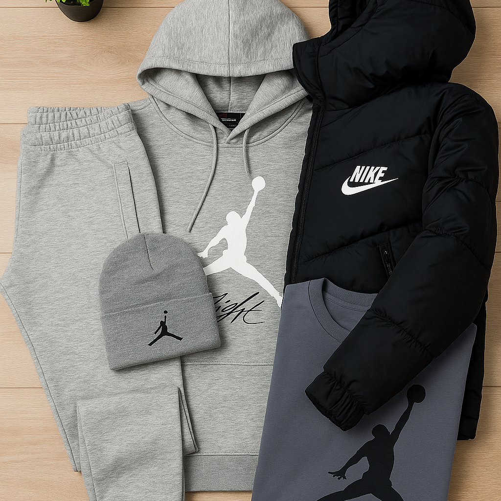 Ensemble Complet Jr™ – Sweat, Pantalon, Doudoune & T-shirt