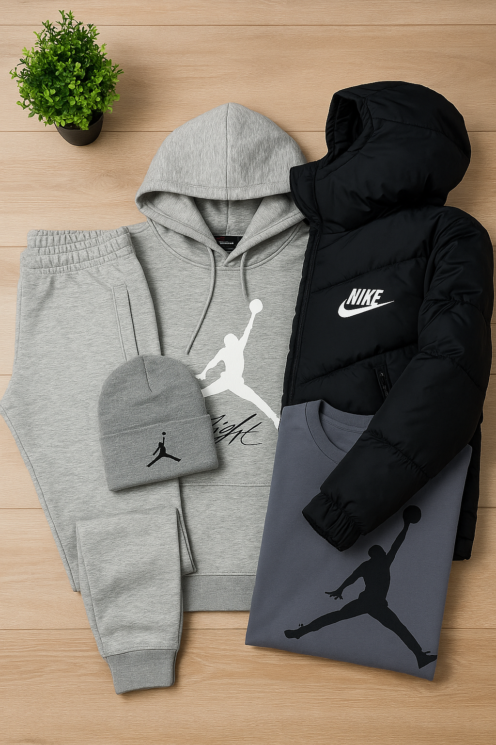 Ensemble Complet Jr™ – Sweat, Pantalon, Doudoune & T-shirt