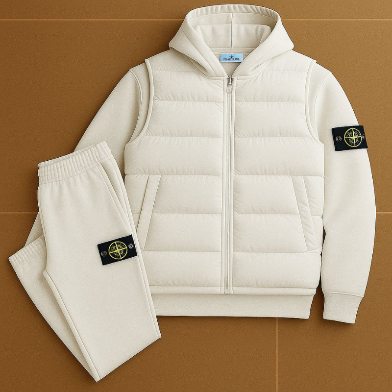 Ensemble Premium SI™ – Veste Matelassée & Pantalon de Jogging