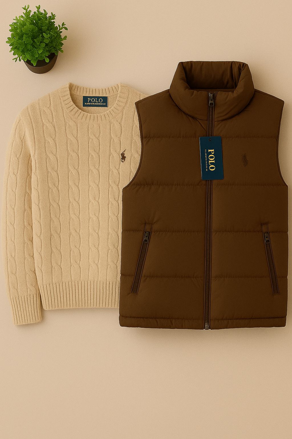 Ensemble Complet RL™ – Doudoune & Pull